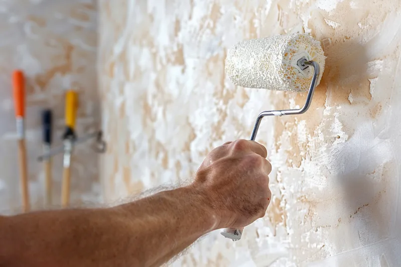 como pintar con rodillo de espuma